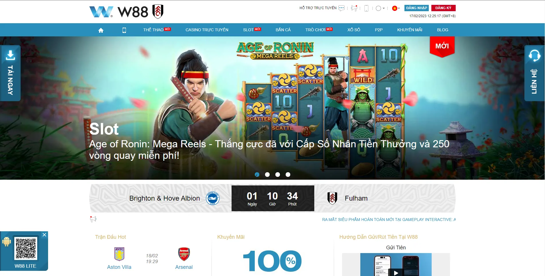 W88 – Mở kèo FO4 cho các trận showmatch, thường kèm khuyến mãi cho game thủ